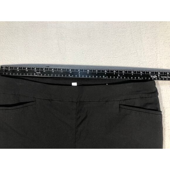 Chico’s So Slimming Black Ankle Pants 2.5 (12/14) Tall Stretch Pull On Work - Picture 3 of 6